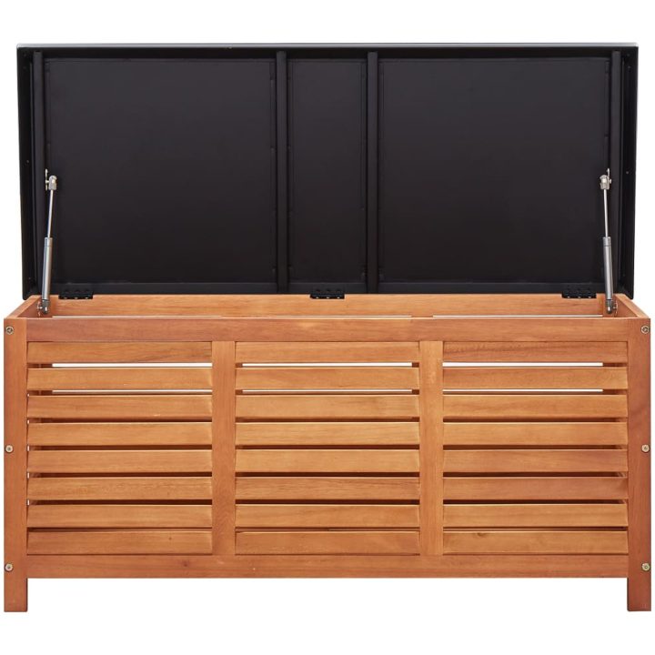 Dynbox 117x50x55 cm massivt eukalyptusträ vidaXL 117 x 55 x 50 cm – bild 5