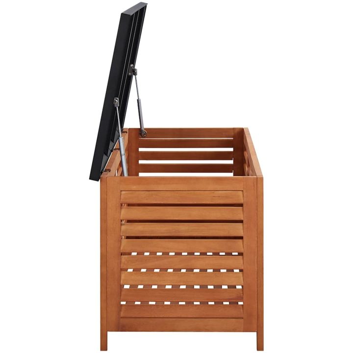Dynbox 117x50x55 cm massivt eukalyptusträ vidaXL 117 x 55 x 50 cm – bild 6