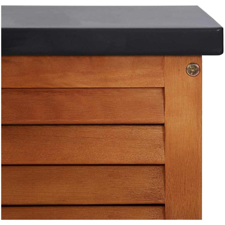 Dynbox 117x50x55 cm massivt eukalyptusträ vidaXL 117 x 55 x 50 cm – bild 7