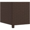 Dynbox 120x50x60 cm konstrotting brun vidaXL – miniatyr 11