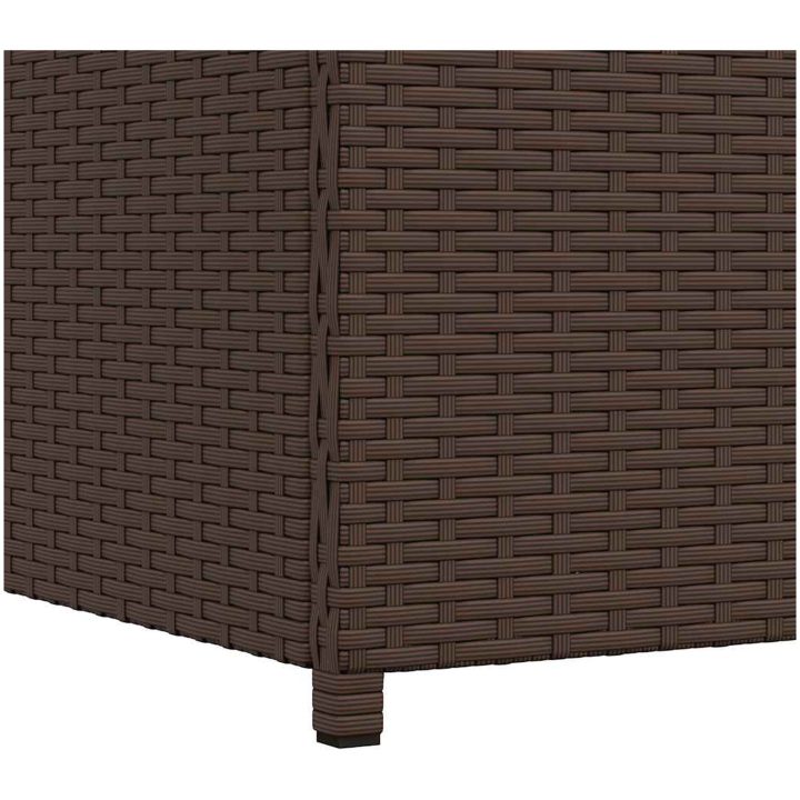 Dynbox 120x50x60 cm konstrotting brun vidaXL – bild 11