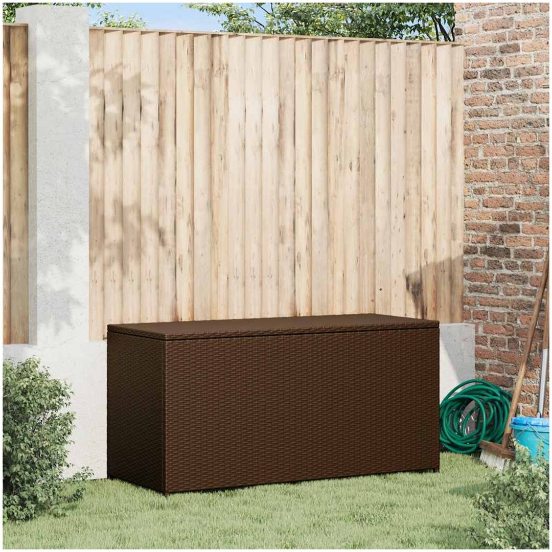 Dynbox 120x50x60 cm konstrotting brun vidaXL – bild 3