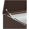 Dynbox 120x50x60 cm konstrotting brun vidaXL – miniatyr 9