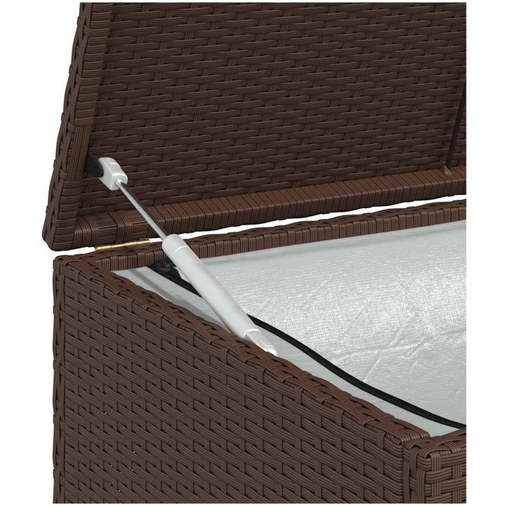 Dynbox 120x50x60 cm konstrotting brun vidaXL – bild 9