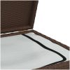 Dynbox 120x50x60 cm konstrotting brun vidaXL – miniatyr 10