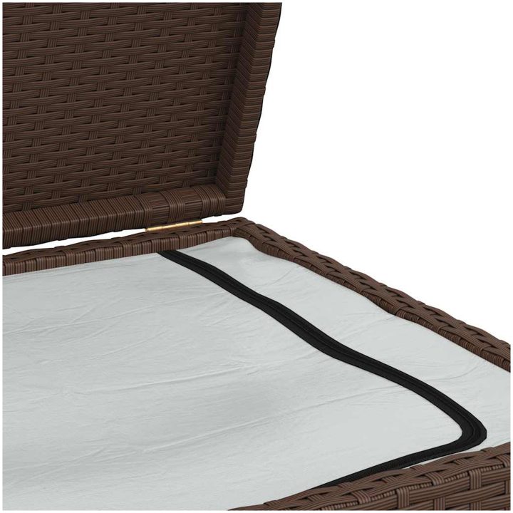 Dynbox 120x50x60 cm konstrotting brun vidaXL – bild 10