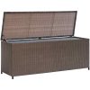 Dynbox 120x50x60 cm konstrotting brun vidaXL – miniatyr 1