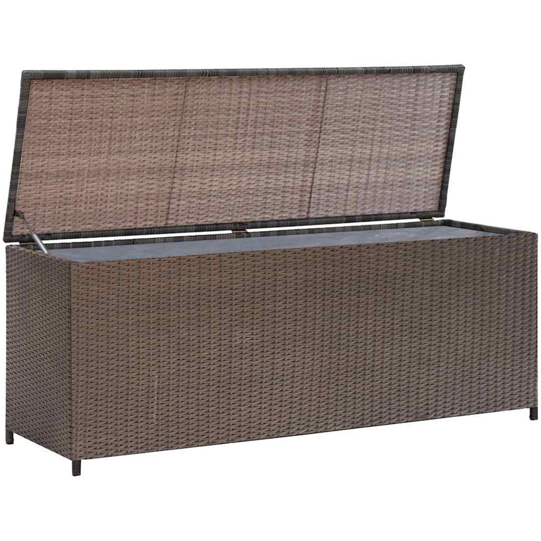 Dynbox 120x50x60 cm konstrotting brun vidaXL