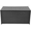 Dynbox 120x50x60 cm konstrotting svart vidaXL – miniatyr 2
