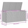 Dynbox 120x50x60 cm konstrotting svart vidaXL – miniatyr 12