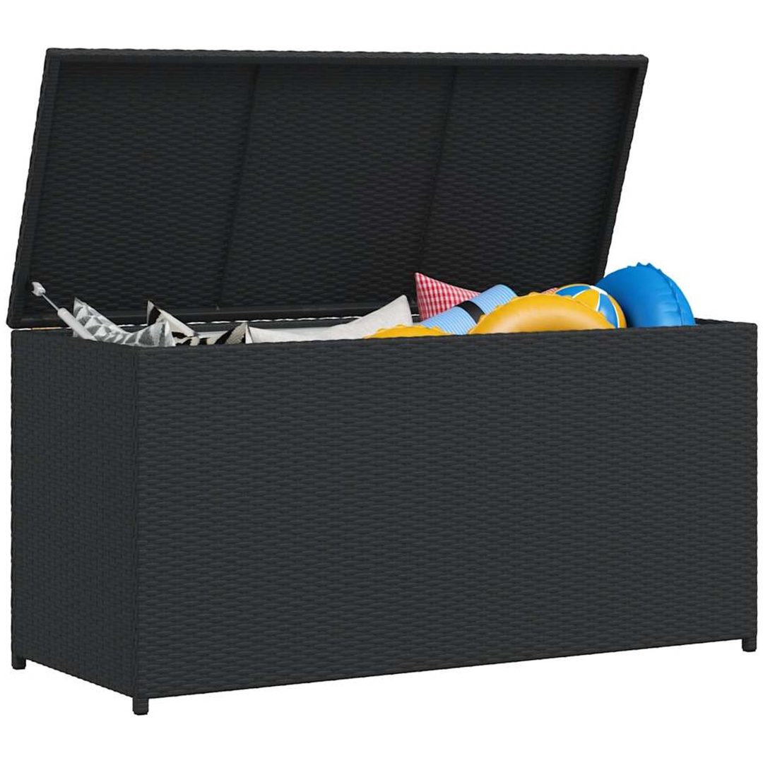 Dynbox 120x50x60 cm konstrotting svart vidaXL – bild 4