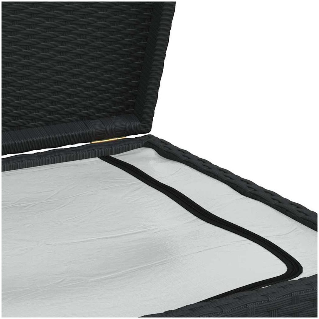 Dynbox 120x50x60 cm konstrotting svart vidaXL – bild 10