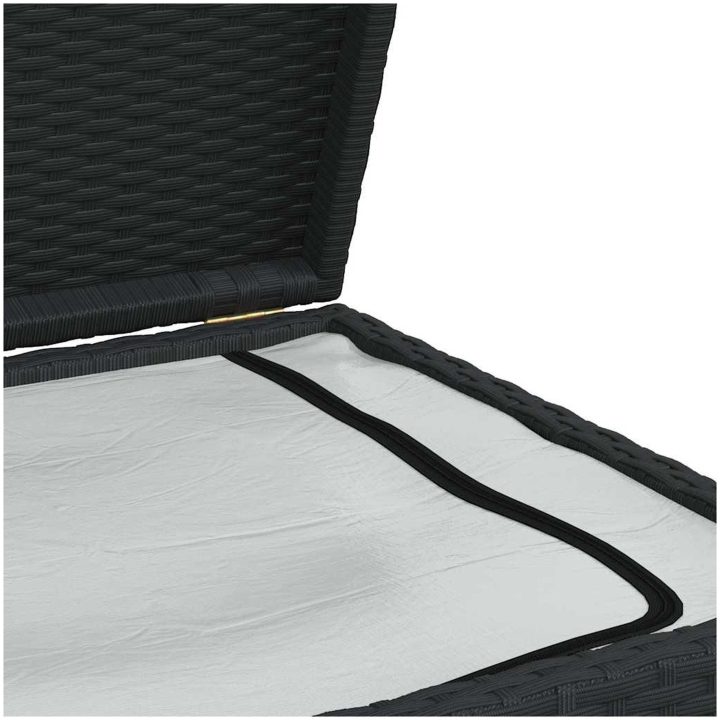 Dynbox 120x50x60 cm konstrotting svart vidaXL – bild 10