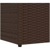 Dynbox 150x100x100 cm konstrotting brun vidaXL – miniatyr 11