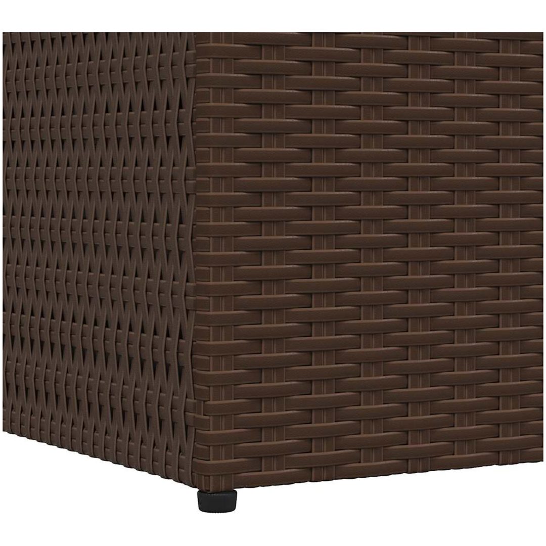 Dynbox 150x100x100 cm konstrotting brun vidaXL – bild 11