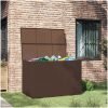 Dynbox 150x100x100 cm konstrotting brun vidaXL – miniatyr 3