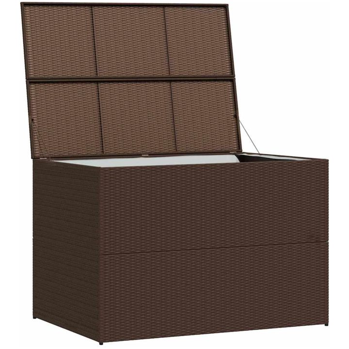 Dynbox 150x100x100 cm konstrotting brun vidaXL – bild 5
