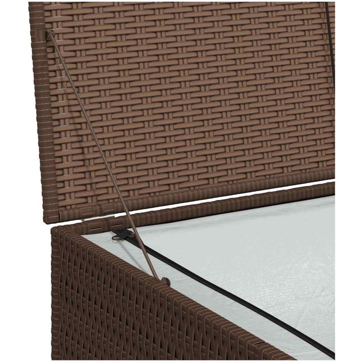 Dynbox 150x100x100 cm konstrotting brun vidaXL – bild 9