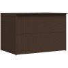 Dynbox 150x100x100 cm konstrotting brun vidaXL – miniatyr 1