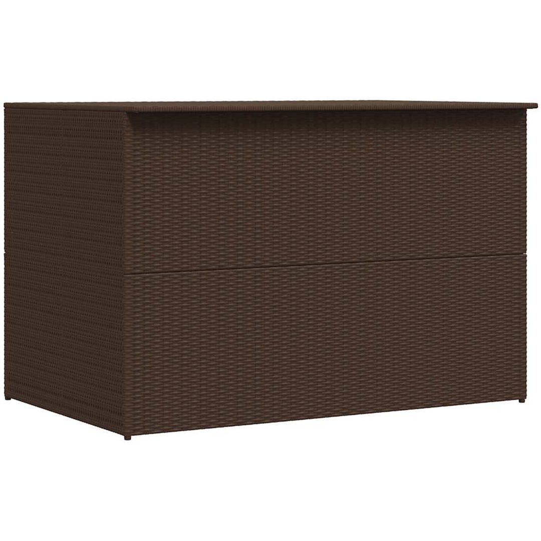 Dynbox 150x100x100 cm konstrotting brun vidaXL