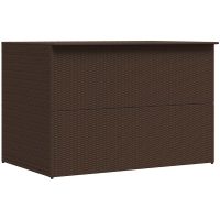 Dynbox 150x100x100 cm konstrotting brun vidaXL