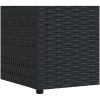 Dynbox 150x100x100 konstrotting svart vidaXL – miniatyr 11