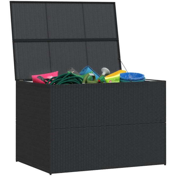 Dynbox 150x100x100 konstrotting svart vidaXL – bild 4