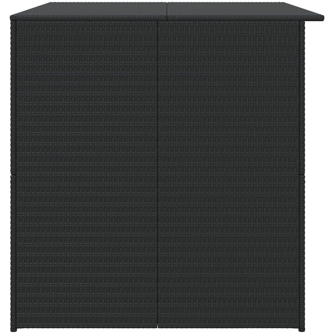 Dynbox 150x100x100 konstrotting svart vidaXL – bild 7