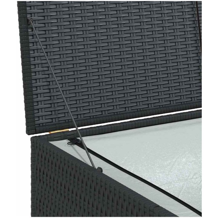 Dynbox 150x100x100 konstrotting svart vidaXL – bild 9