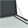 Dynbox 150x100x100 konstrotting svart vidaXL – miniatyr 10