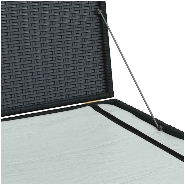 Dynbox 150x100x100 konstrotting svart vidaXL – bild 10