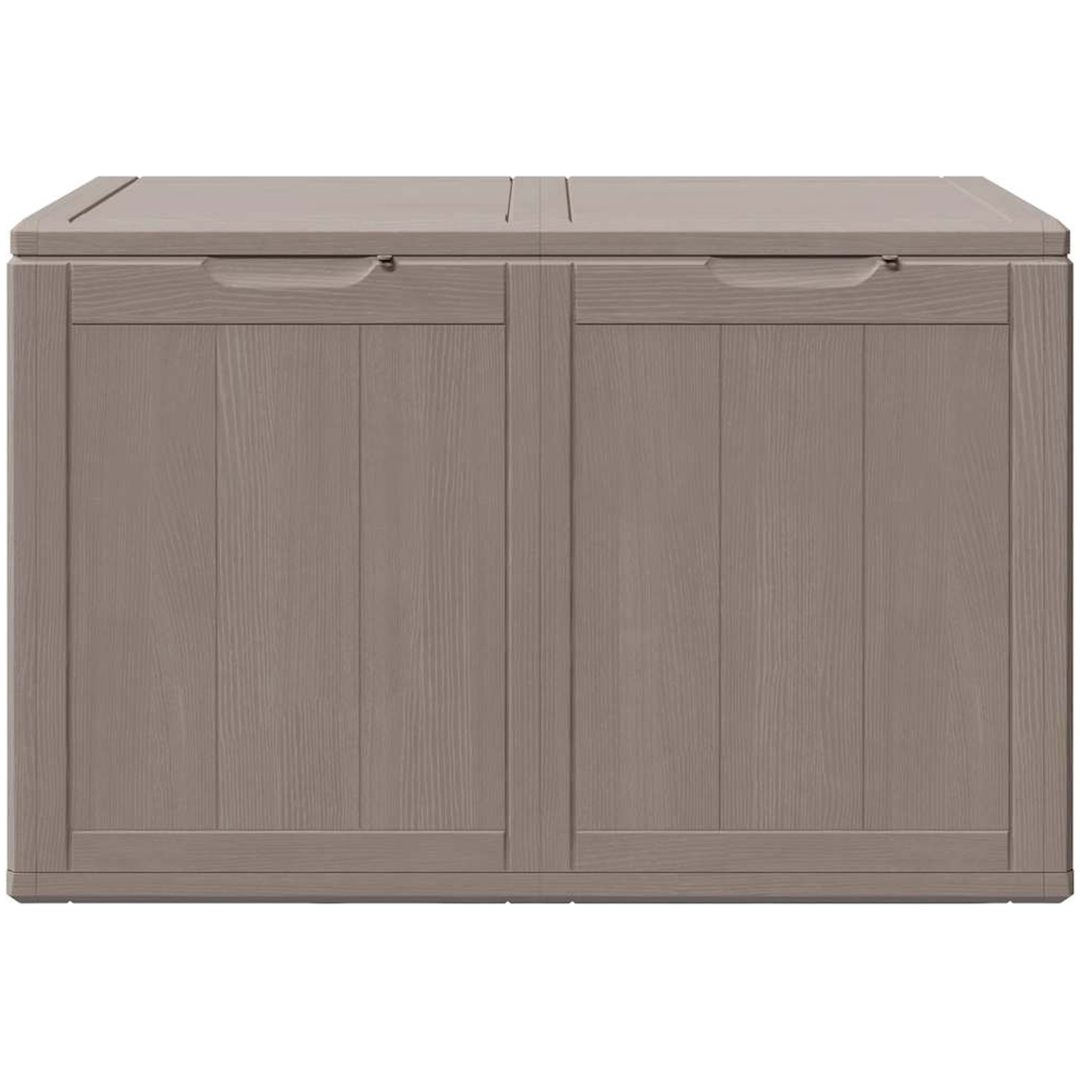 Dynbox 180 liter brun PP-träliknande vidaXL – bild 4
