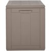 Dynbox 180 liter brun PP-träliknande vidaXL – miniatyr 5