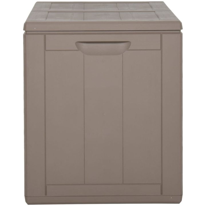 Dynbox 180 liter brun PP-träliknande vidaXL – bild 5