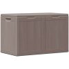 Dynbox 180 liter brun PP-träliknande vidaXL – miniatyr 6