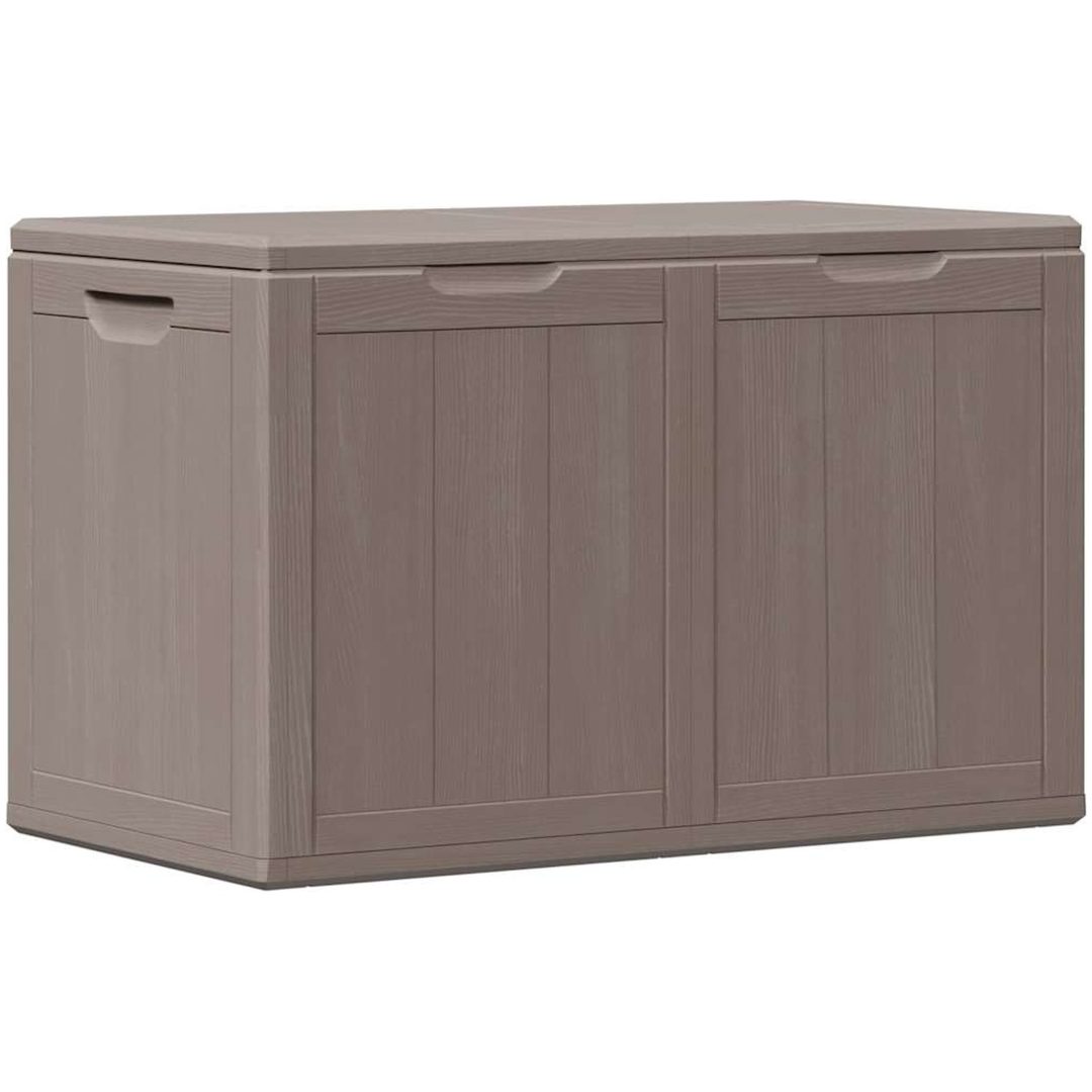 Dynbox 180 liter brun PP-träliknande vidaXL – bild 6