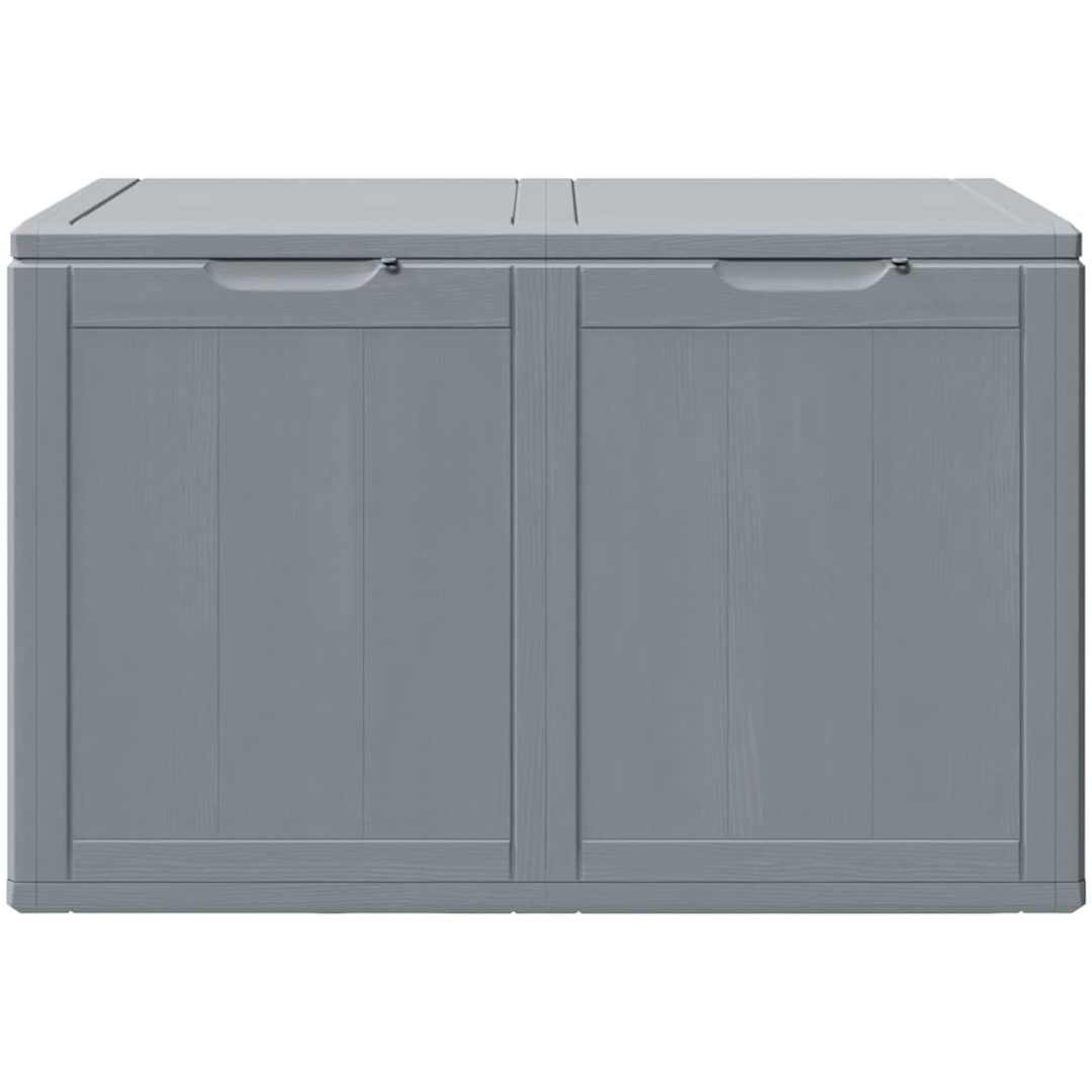 Dynbox 180 liter grå PP-träliknande vidaXL – bild 3
