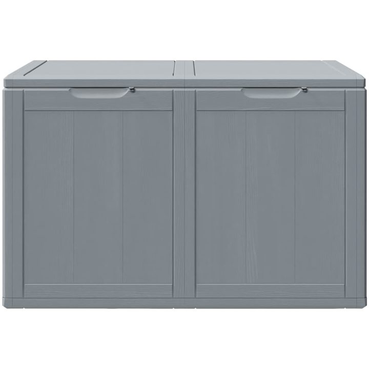 Dynbox 180 liter grå PP-träliknande vidaXL – bild 3