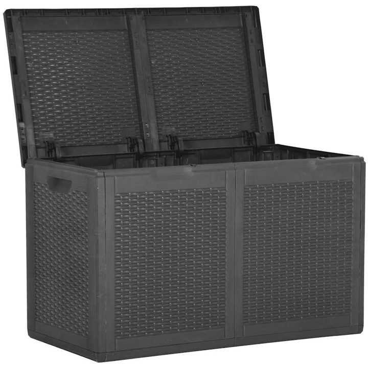 Dynbox 180 liter svart PP-rotting vidaXL – bild 3
