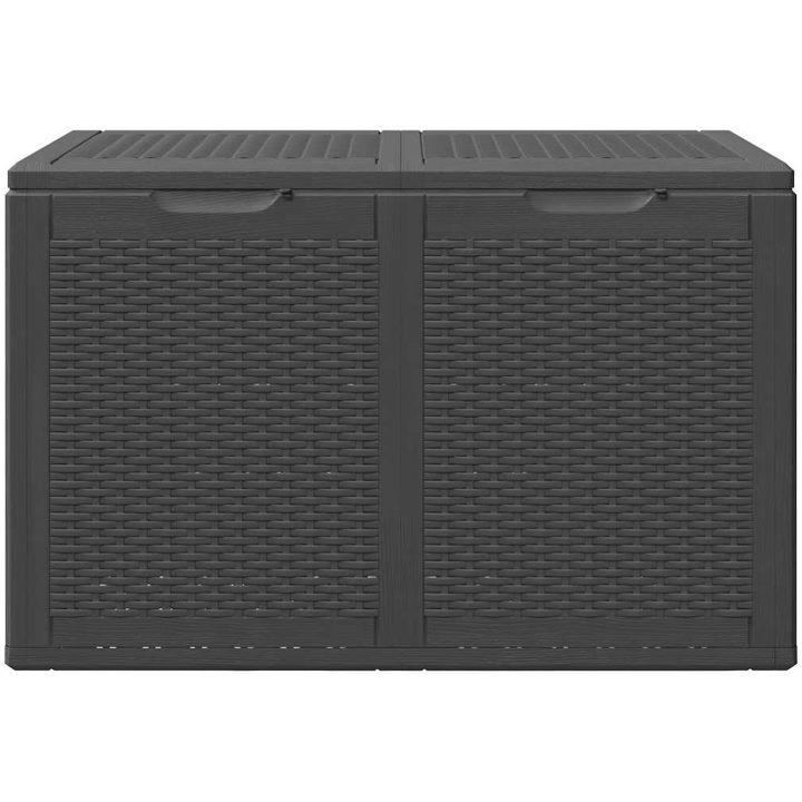 Dynbox 180 liter svart PP-rotting vidaXL – bild 4