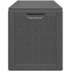 Dynbox 180 liter svart PP-rotting vidaXL – miniatyr 5