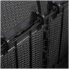 Dynbox 180 liter svart PP-rotting vidaXL – miniatyr 7