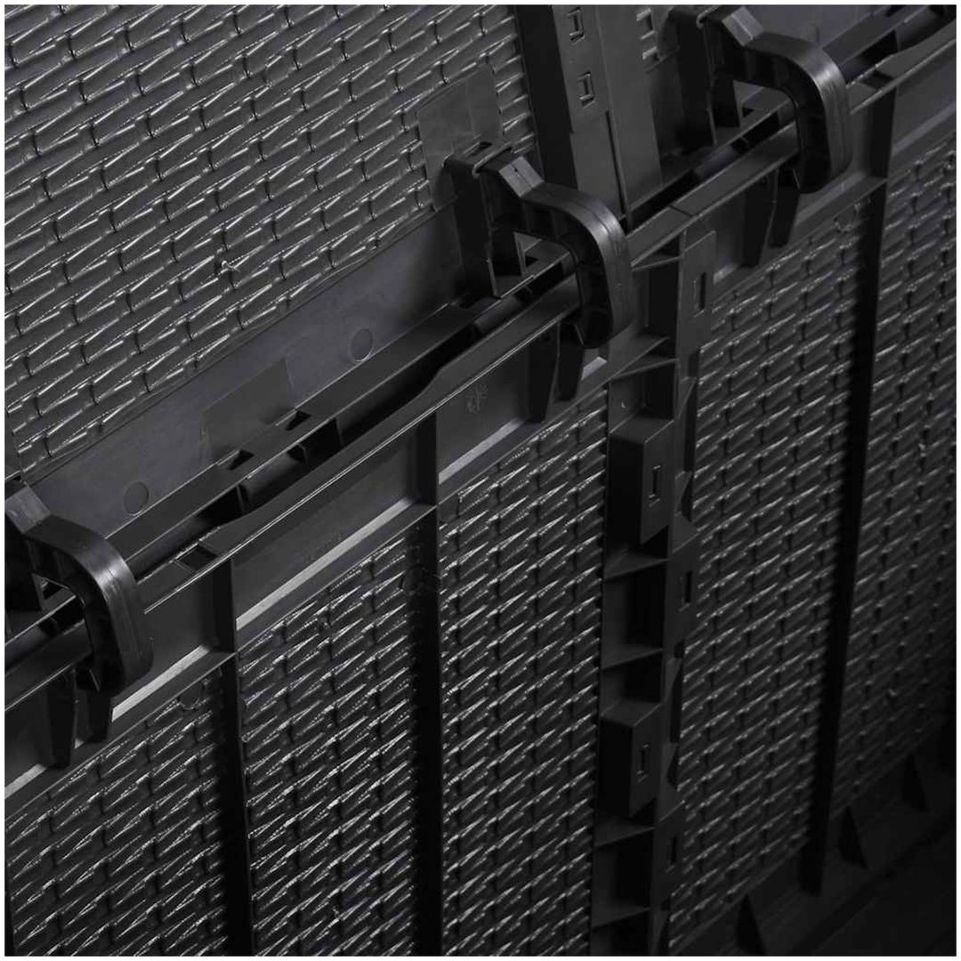 Dynbox 180 liter svart PP-rotting vidaXL – bild 7