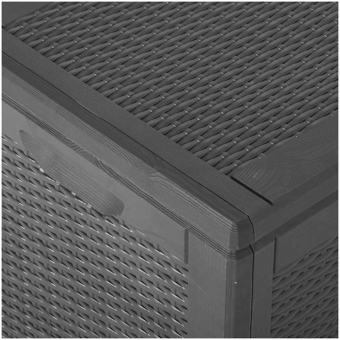 Dynbox 180 liter svart PP-rotting vidaXL – bild 9