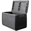 Dynbox 230 L mörkgrå och svart vidaXL 96 x 53 x 57 cm – miniatyr 5
