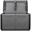 Dynbox 230 L mörkgrå och svart vidaXL 96 x 53 x 57 cm – miniatyr 6