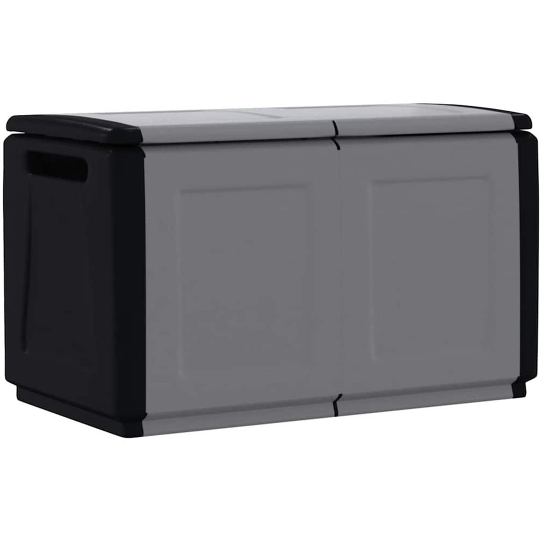 Dynbox 230 L mörkgrå och svart vidaXL 96 x 53 x 57 cm – bild 8
