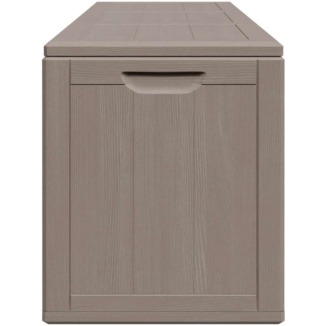 Dynbox 270 liter brun PP-träliknande vidaXL – bild 5