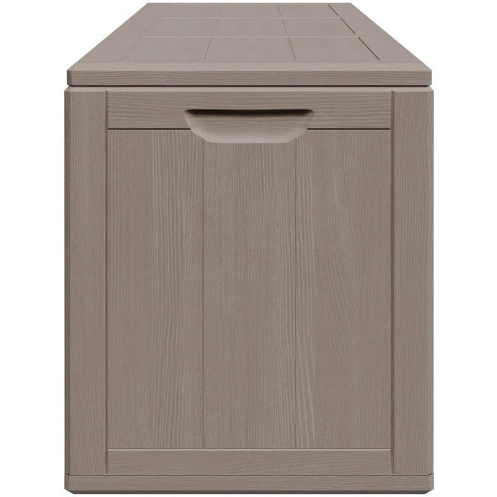 Dynbox 270 liter brun PP-träliknande vidaXL – bild 5