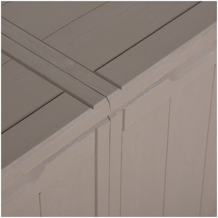 Dynbox 270 liter brun PP-träliknande vidaXL – bild 6